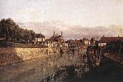 Bernardo Bellotto Zwinger Waterway Germany oil painting artist